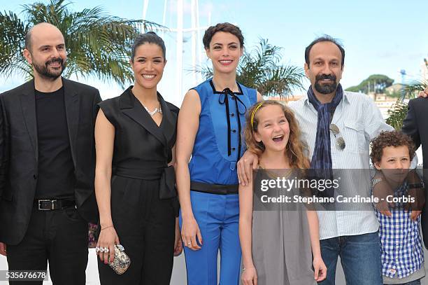 Producer Alexandre Mallet-Guy, actor Ali Mosaffa, actress Sabrina Ouazani, actress Berenice Bejo, actress Jeanne Jestin, director Asghar Farhad and...