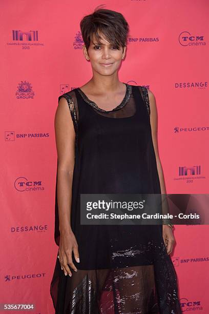 Halle Berry attends the 'Toiles Enchantees' Red Carpet as part of the Champs Elysees Film Festival 2013 at Publicis Champs Elysees, in Paris