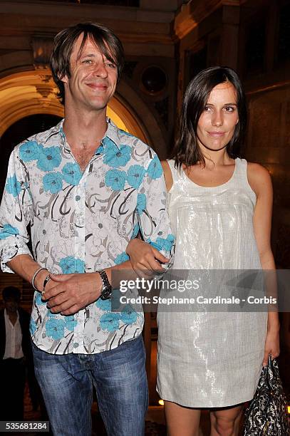 Zoe Felix and Benjamin Rolland attend the official opening dinner of Paris Cinema Festival 2008, held at the Paris Town Hall.