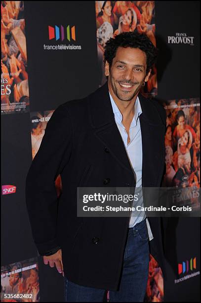 Tomer Sisley attends "La Source Des Femmes" Premiere at Theatre du Chatelet, in Paris.