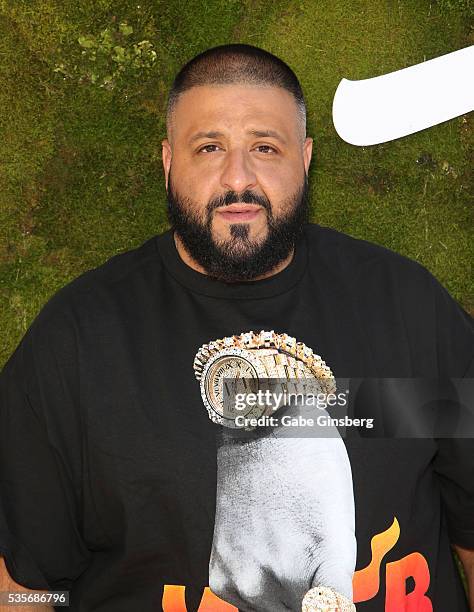 Khaled attends a launch event for the Las Vegas official Snapchat channel at The Venetian Las Vegas on May 29, 2016 in Las Vegas, Nevada.