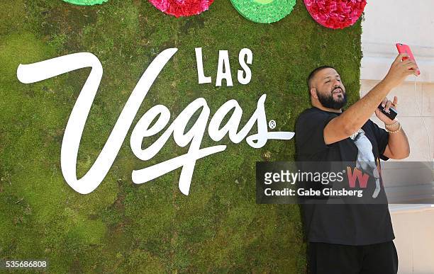 Khaled attends a launch event for the Las Vegas official Snapchat channel at The Venetian Las Vegas on May 29, 2016 in Las Vegas, Nevada.