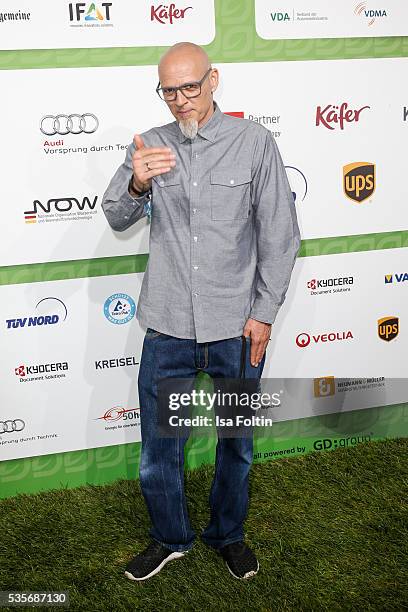 Singer Thomas Duerr alias Hausmeister Thomas D of the band 'Die Fantastischen Vier' attends the Green Tec Award at ICM Munich on May 29, 2016 in...