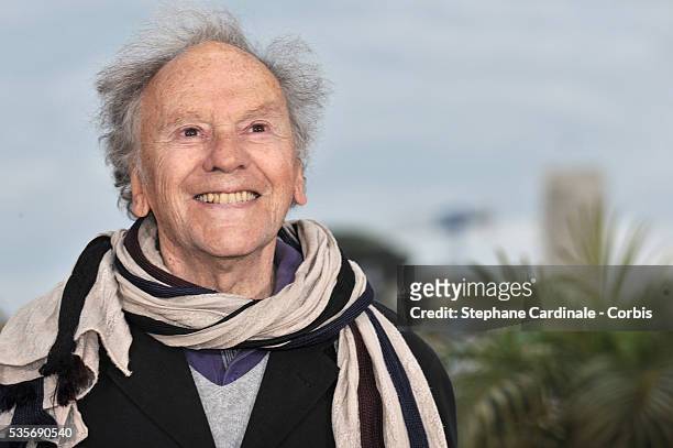 Jean-Louis Trintignant at the photo call for "Amour" during the 65th Cannes International Film Festival.