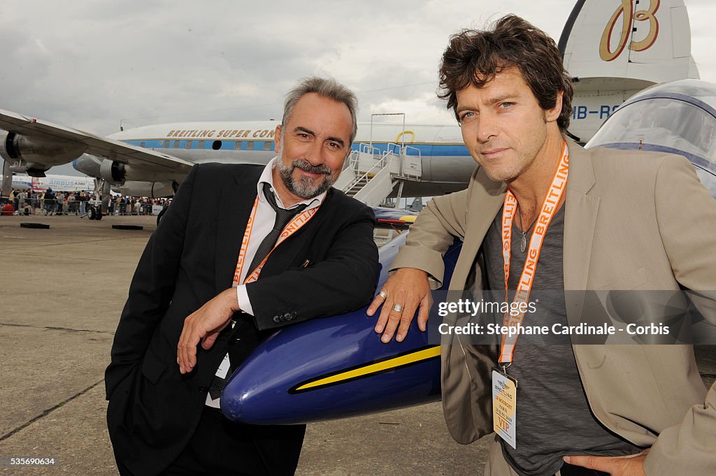 France - VIP Guests Attend Breitling Lunch During 48th Paris Air Show Held at Paris Le Bourget