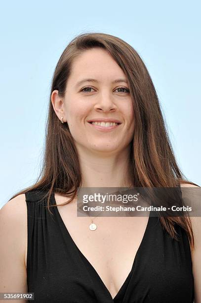 Sarah Burns at the photo call for "The Central Park Five" during the 65th Cannes International Film Festival.