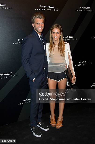 Gaia Repossi and Jeremy Everett attend LE BAL hosted by MAC and Carine Roitfeld as part of Paris Fashion Week Spring / Summer 2013 at Hotel Salomon...