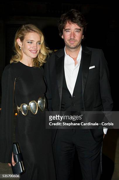 Antoine Arnault and Natalia Vodianova attend LE BAL hosted by MAC and Carine Roitfeld as part of Paris Fashion Week Spring / Summer 2013 at Hotel...