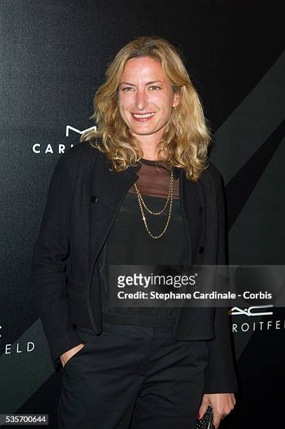Zoe Cassavetes attends LE BAL hosted by MAC and Carine Roitfeld as part of Paris Fashion Week Spring / Summer 2013 at Hotel Salomon de Rothschild, in...