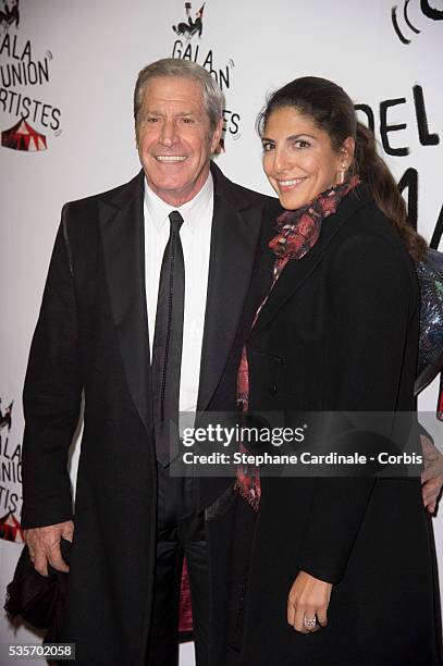 Jean Claude Darmon and Hoda Roche attend the 51st Gala de L'Union Des Artistes at Cirque Alexis Gruss, in Paris.