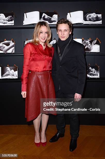 Ludivine Sagnier and Ernst Umhauer attend Chaumet's Cocktail Party and Dinner for Cesar's Revelations 2013, in Paris.