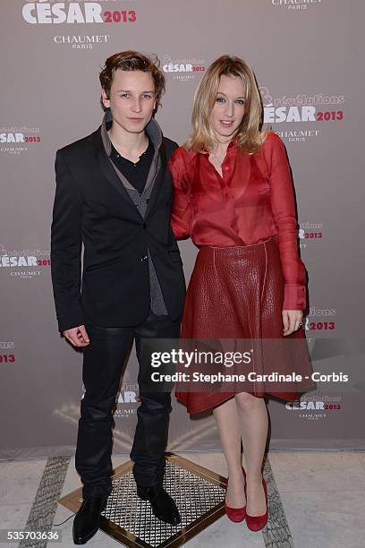 Ludivine Sagnier and Ernst Umhauer attend Chaumet's Cocktail Party and Dinner for Cesar's Revelations 2013, in Paris.