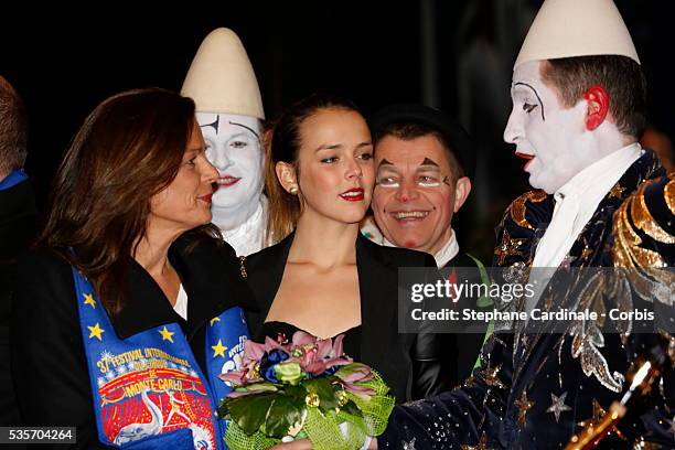 Princess Stephanie of Monaco and her daughter Pauline Ducruet attend the opening ceremony of the Monte-Carlo 37th International Circus Festival, in...