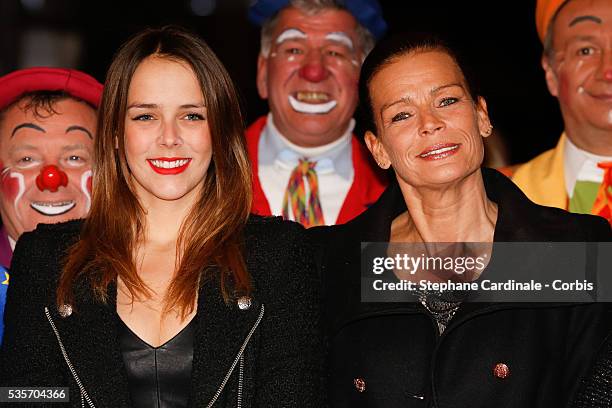 Pauline Ducruet and Princess Stephanie of Monaco attend day three of the Monte-Carlo 37th International Circus Festival, in Monaco.