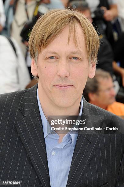 Lodge Kerrigan at the Photocall for 'Rebecca H. ' during the 63rd Cannes International Film Festival