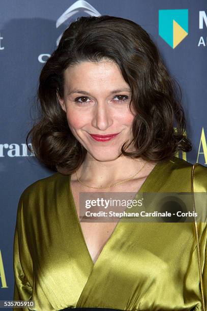 Caroline Ducey attends the Trophees Du Film Francais 20th Ceremony at Palais Brongniart, in Paris.