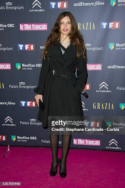 Maiwenn attends the Trophees Du Film Francais 20th Ceremony at Palais Brongniart, in Paris.