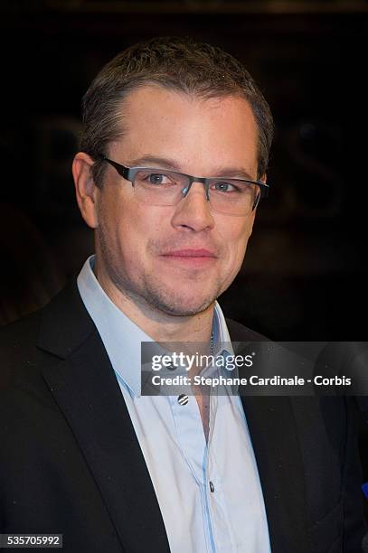 Actor Matt Damon attends Promised Land Premiere during the 63rd Berlinale International Film Festival at Berlinale Palast, in Berlin.