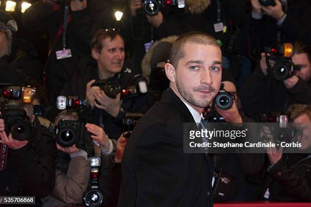 Shia LaBeouf attends the The Necessary Death of Charlie Countryman Premiere during the 63rd Berlinale International Film Festival at Berlinale Palast...