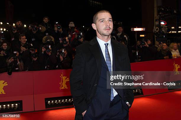 Shia LaBeouf attends the The Necessary Death of Charlie Countryman Premiere during the 63rd Berlinale International Film Festival at Berlinale Palast...