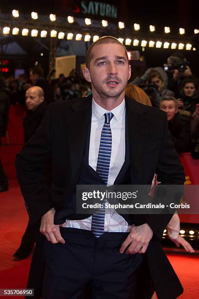 Shia LeBeouf attends the The Necessary Death of Charlie Countryman Premiere during the 63rd Berlinale International Film Festival at Berlinale Palast...