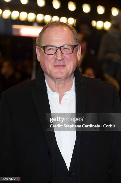 Burghart Klaussner attends the 'Night Train to Lisbon' Premiere during the 63rd Berlinale International Film Festival at Berlinale Palast, in Berlin.