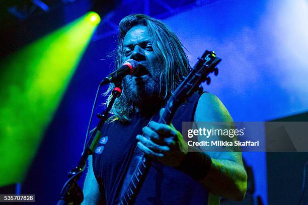 Guitarist Pepper Keenan of Corrosion of Conformity performs at Fox Theater on May 29, 2016 in Oakland, California.
