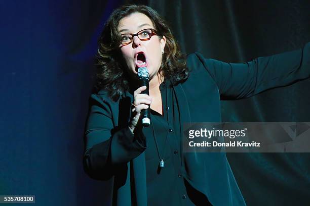 Rosie O'Donnell performs as part of the Cyndi Lauper & Boy George In Concert with guest Rosie O'Donnell at The Borgota Hotel Casino & Spa on May 29,...