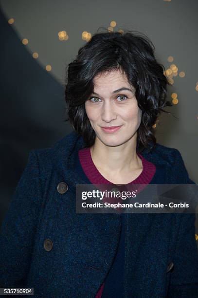 Clotilde Hesme attends the Chanel Fall/Winter 2013/14 Ready-to-Wear show as part of Paris Fashion Week at Grand Palais, in Paris.