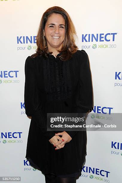 Valerie Benaim attends the "Kinect" Launch Party at the VIP Room in Paris.