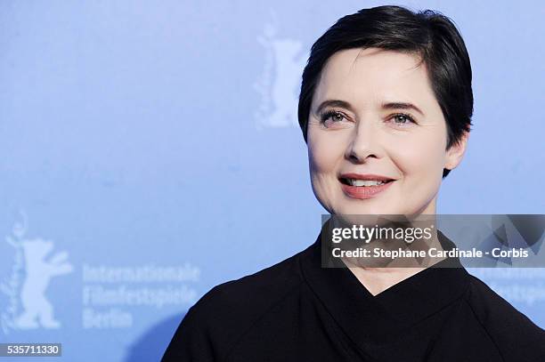 Jury member Isabella Rossellini attends the International Jury Photocall, during the 61st Berlin Film Festival.