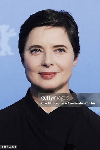 Jury member Isabella Rossellini attends the International Jury Photocall, during the 61st Berlin Film Festival.