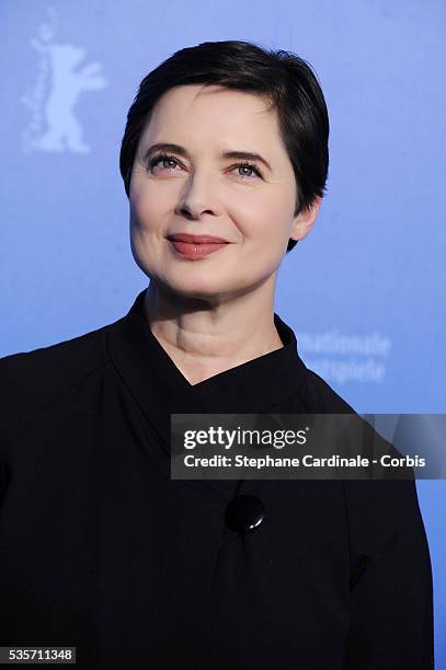 Jury member Isabella Rossellini attends the International Jury Photocall, during the 61st Berlin Film Festival.