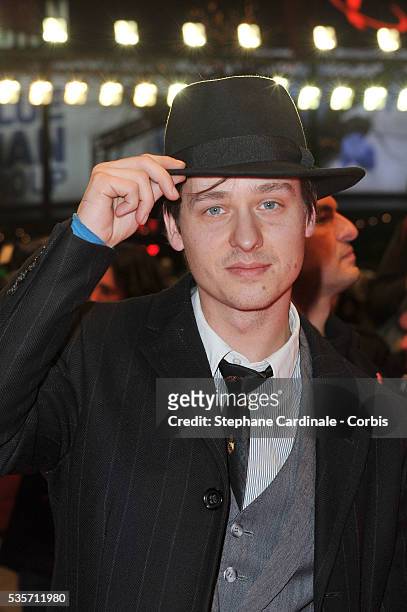 Tom Schilling attends the 'True Grit' Premiere, during the 61st Berlin Film Festival at Berlinale Palace.