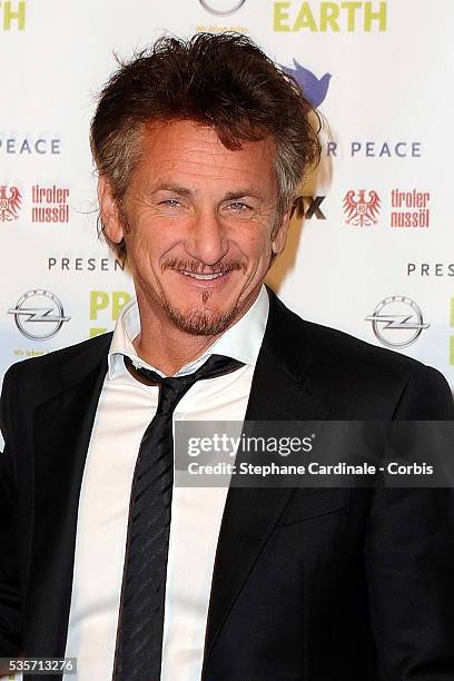 Sean Penn attends the Cinema for Peace Gala at the Konzerthaus Am Gendarmenmark, during the 61st Berlin International Film Festival.