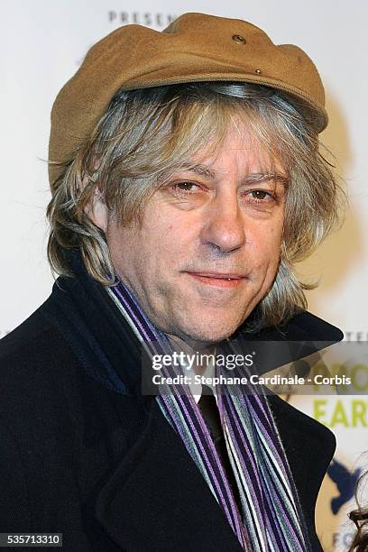 Bob Geldof attends the Cinema for Peace Gala at the Konzerthaus Am Gendarmenmark, during the 61st Berlin International Film Festival.