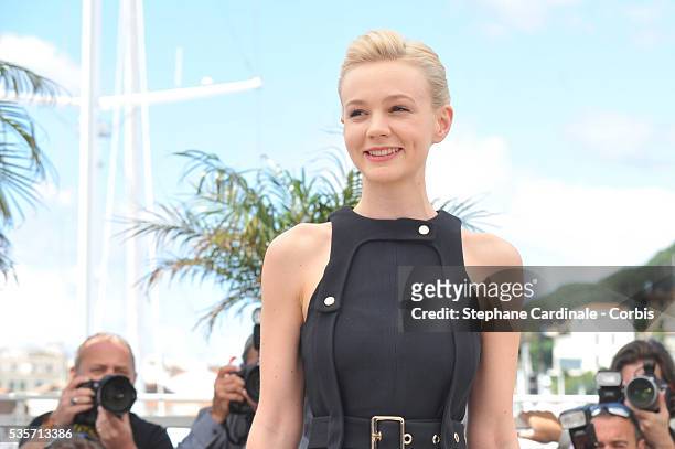 Carey Mulligan attends the 'Inside Llewyn Davis' photo call during the 66th Cannes International Film Festival.