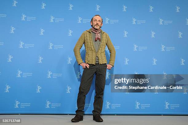 Austrian actor Karl Markovics attends the 'Unknown' Press Conference, during the 61st Berlin International Film Festival.