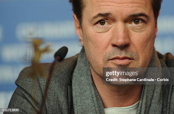 German actor Sebastian Koch attends the 'Unknown' Press Conference, during the 61st Berlin International Film Festival.