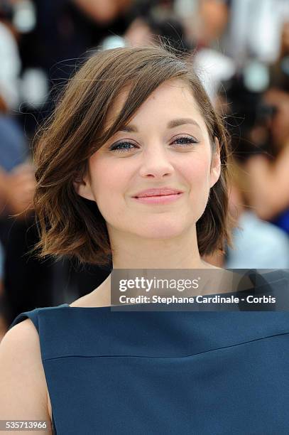 Marillon Cotillard attends the 'Blood Ties' photo call during the 66th Cannes International Film Festival.