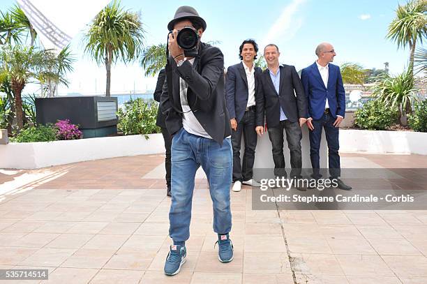 Jamel Debbouze attends the 'Ne Quelque Part' photo call during the 66th Cannes International Film Festival.