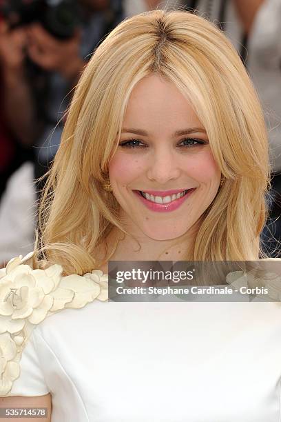 Rachel McAdams at the photo call for "Midnight in Paris" during the 64rd Cannes International Film Festival.