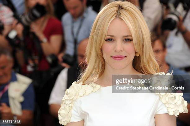 Rachel McAdams at the photo call for "Midnight in Paris" during the 64rd Cannes International Film Festival.