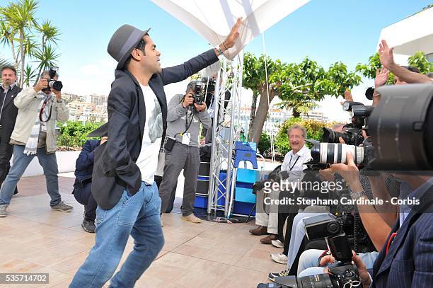 Jamel Debbouze attends the 'Ne Quelque Part' photo call during the 66th Cannes International Film Festival.