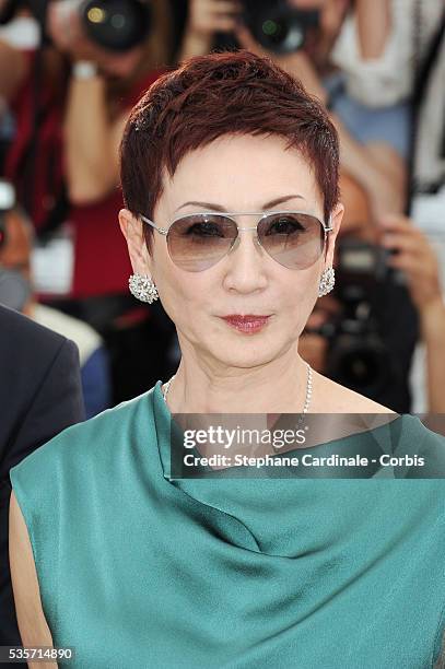 Nansun Shi at the Jury photo call during the 64rd Cannes International Film Festival.