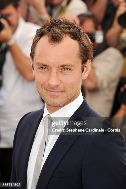 Jude Law at the Jury photo call during the 64rd Cannes International Film Festival.