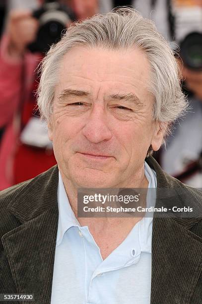 Robert De Niro at the Jury photo call during the 64rd Cannes International Film Festival.