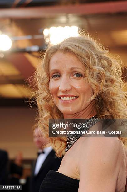 Alexandra Lamy at the premiere of "The Artist" during the 64th Cannes International Film Festival.
