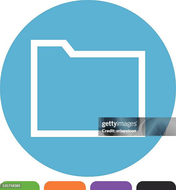 folder icon - document wallet stock illustrations
