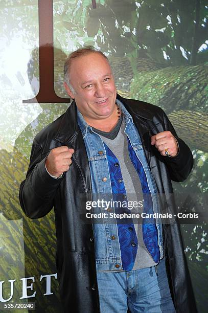 Franck Tiozzo attends the 'Il etait une foret' Paris Premiere at Cinema Gaumont Marignan, in Paris.